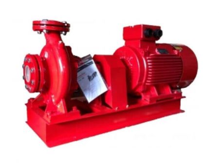 Máy bơm điện chữa cháy trục rời CA65-250A sơn màu đỏ
